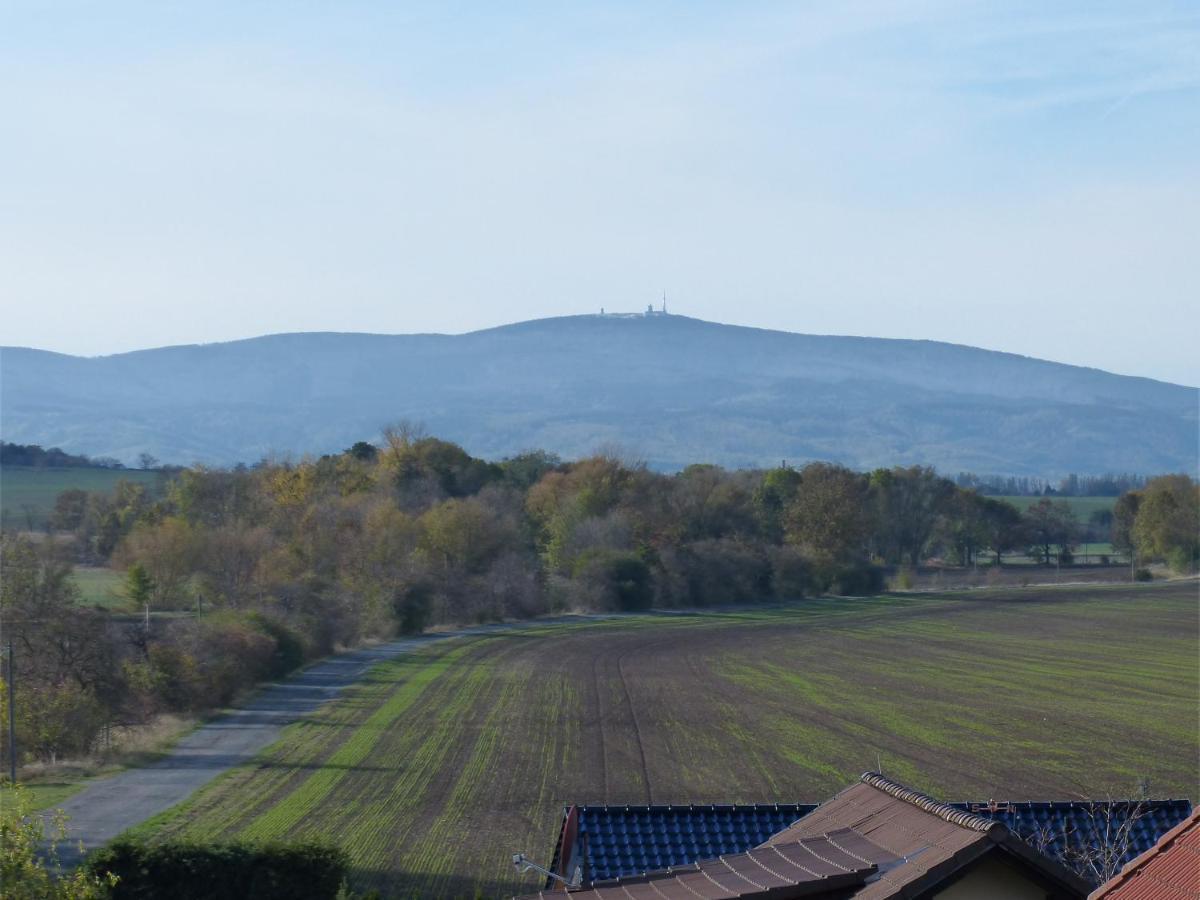Ferienwohnung Mit Brockenblick Langenstein Exteriör bild